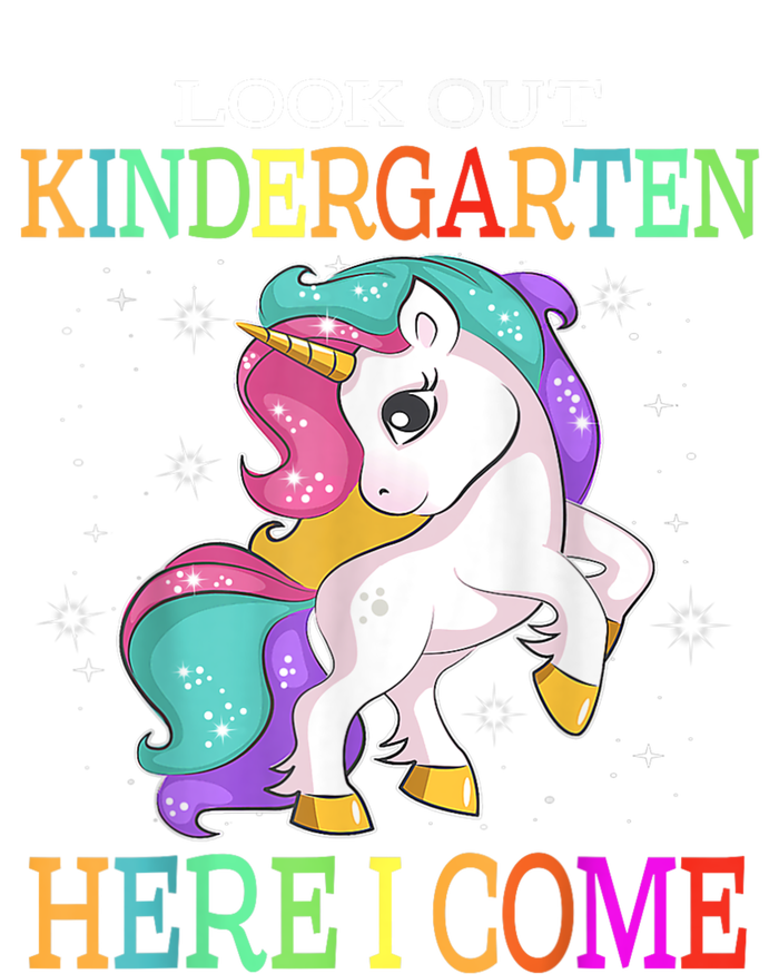 Look Out Kindergarten Here I Come Unicorn Back To School Zip Tote Bag