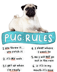 Funny Pug Pug Rules Pug Lover Pug Owner Cooling Performance Crew T-Shirt