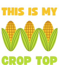 THIS IS MY CROP TOP CORN CROP TOP Ladies PosiCharge Competitor Racerback Tank