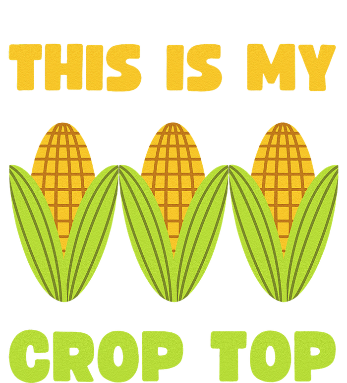 THIS IS MY CROP TOP CORN CROP TOP Ladies PosiCharge Competitor Racerback Tank