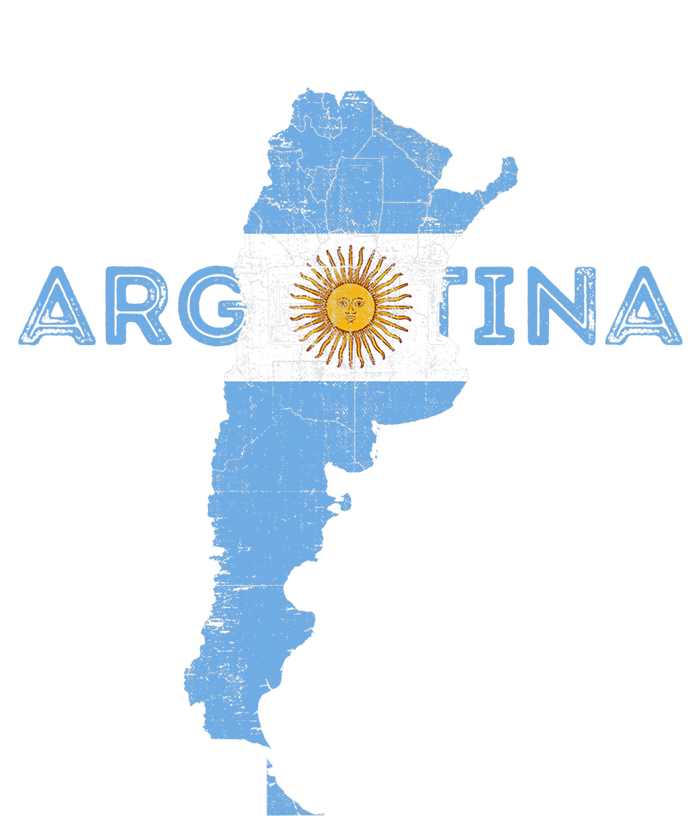 Argentinian Map and Flag Souvenir - Distressed Argentina Softstyle Adult Sport Polo