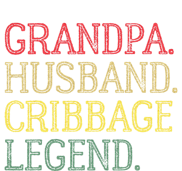 Grandpa Husband Cribbage Legend Vintage Cribbage Board Game Flat Bill Trucker Hat