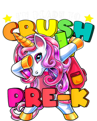 Crush PreK Dabbing Unicorn Back To School Girl Insulated Varsity Jacket