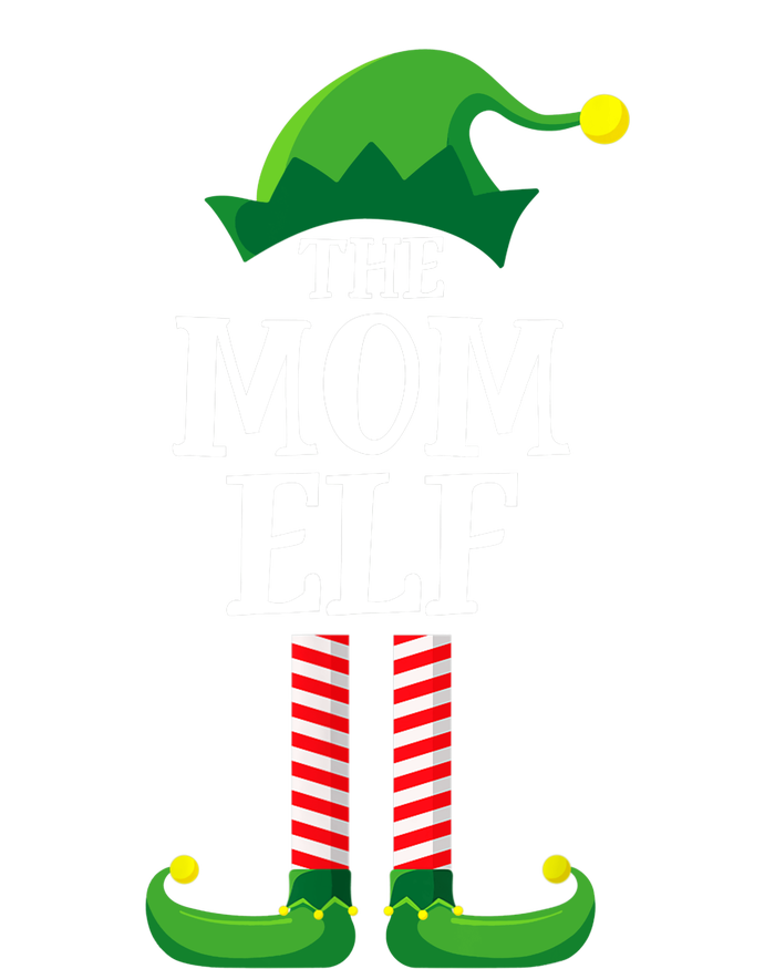 Mom Elf Matching Family Group Christmas Party T-Shirt