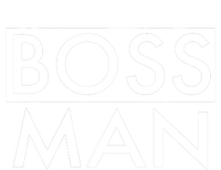 Boss Man Matching Family Couple Portrait Husband Dad Cooling Performance Long Sleeve Crew