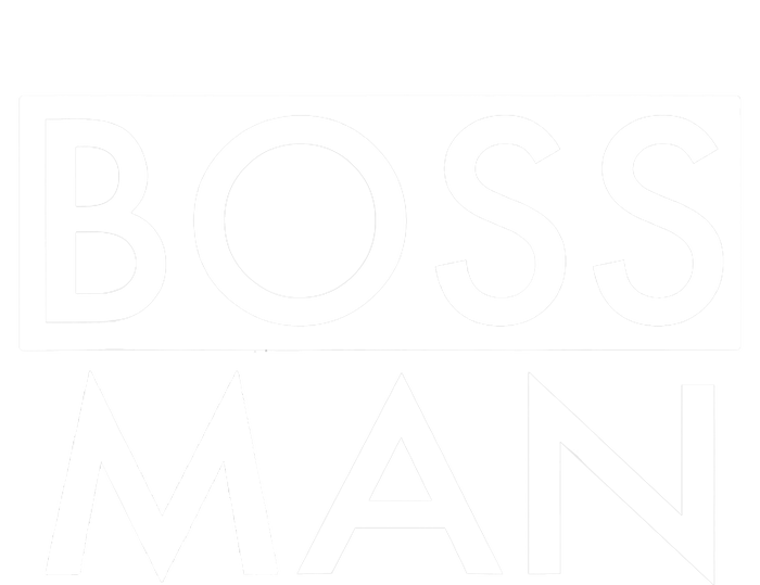 Boss Man Matching Family Couple Portrait Husband Dad Cooling Performance Long Sleeve Crew