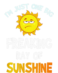 Im Just One Big Freaking Ray Of Sunshine Funny Idea Womens California Wash Sweatshirt