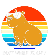 Retro Rodent Funny Capybara Dont Be Worry Be Capy T-Shirt