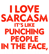 I Love Sarcasm Its Like Punching People In The Face Kids Tie-Dye T-Shirt