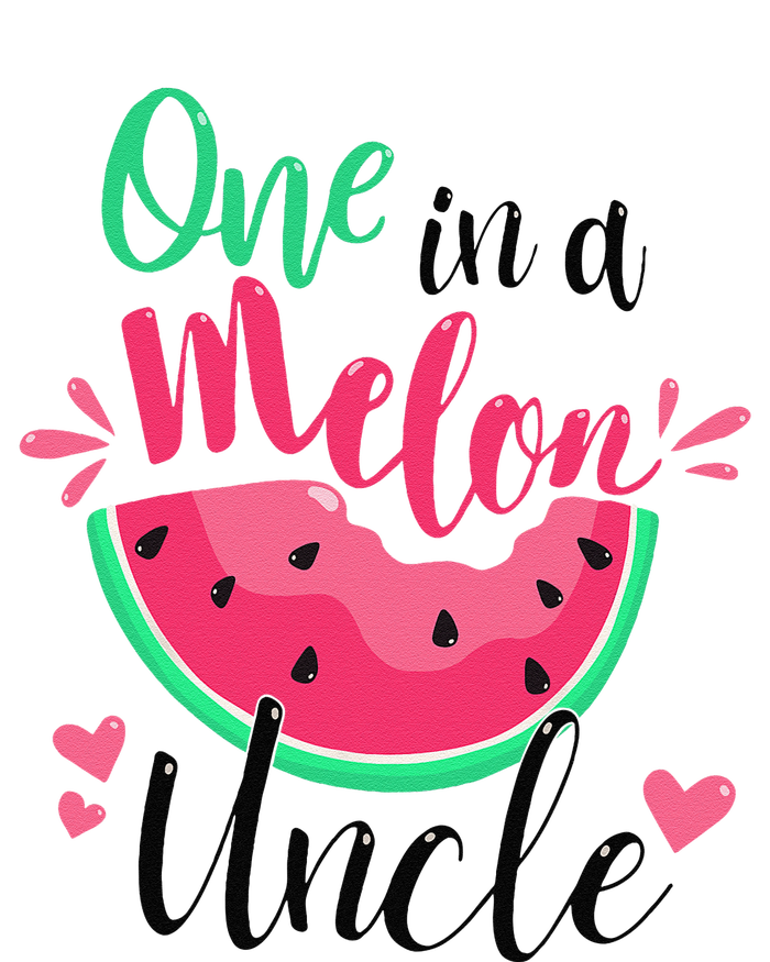 One In A Melon Uncle Summer Birthday Party Matching Family T-Shirt