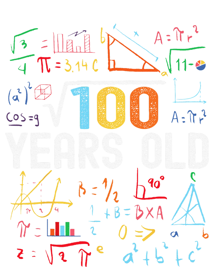 Square Root Of 100 10th Birthday 10 Years Old Birthday T-Shirt