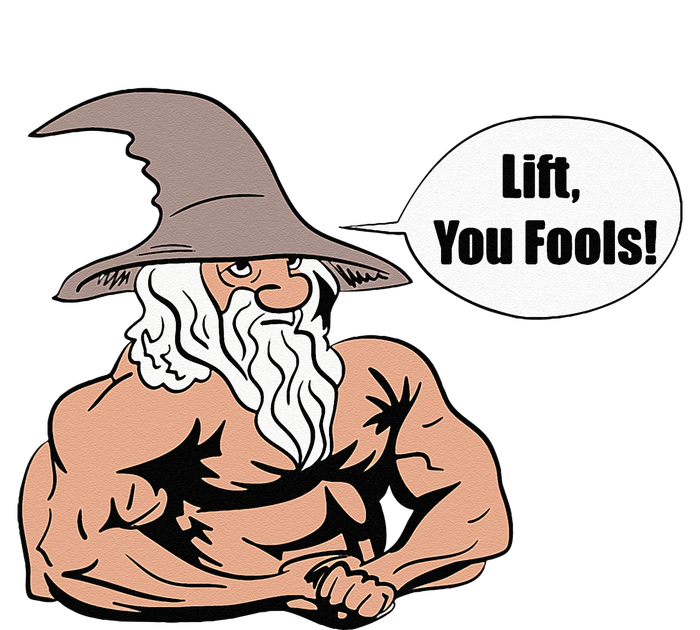 Lift You Fools Wizard Weightlifting Bodybuilding Gym Fitness Toddler Hoodie