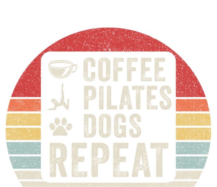 Vintage Retro Coffee Pilates Dogs Repeat Gift Tall Sweatshirt