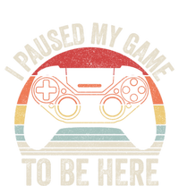 Vintage Retro I Paused My Game To Be Here Cool Gift Mousepad