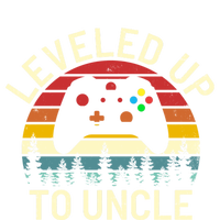 Vintage Retro Sunset Leveled Up To Uncle Funny Video Gamer Cute Gift T-Shirt