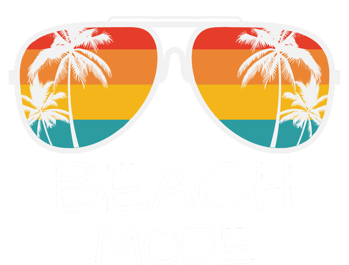 Beach Mode Vacy Mode Beach Life Vintage Sunset Beach Trip T-Shirt