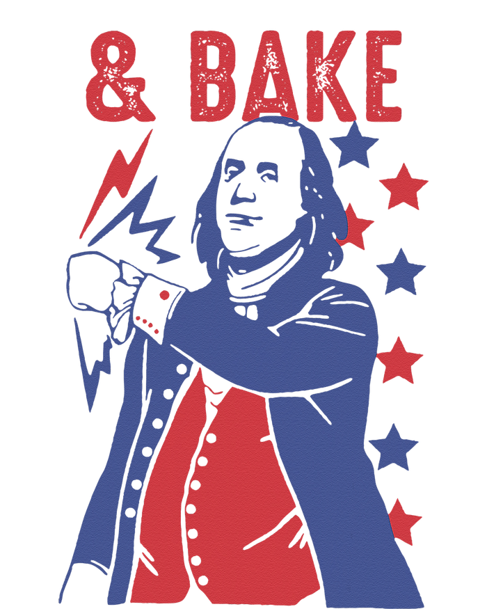 Shake And Bake Funny Couple Matching 4th of July Bake Garment-Dyed Sweatshirt