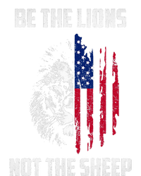 Be The Lion Not The Sheep Patriotic Lion American Patriot Tie Dye Hoodie