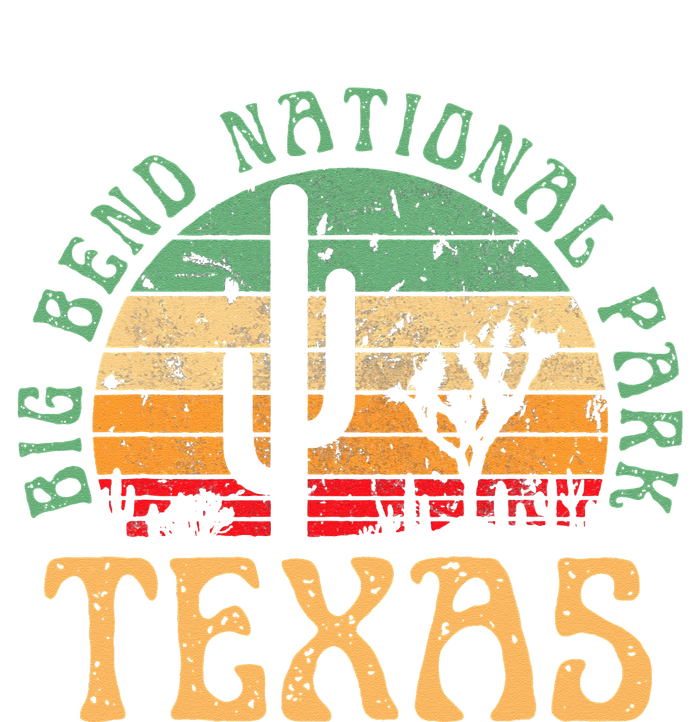 Big Bend National Park Texas Desert Hiking Retro Sunset T-Shirt