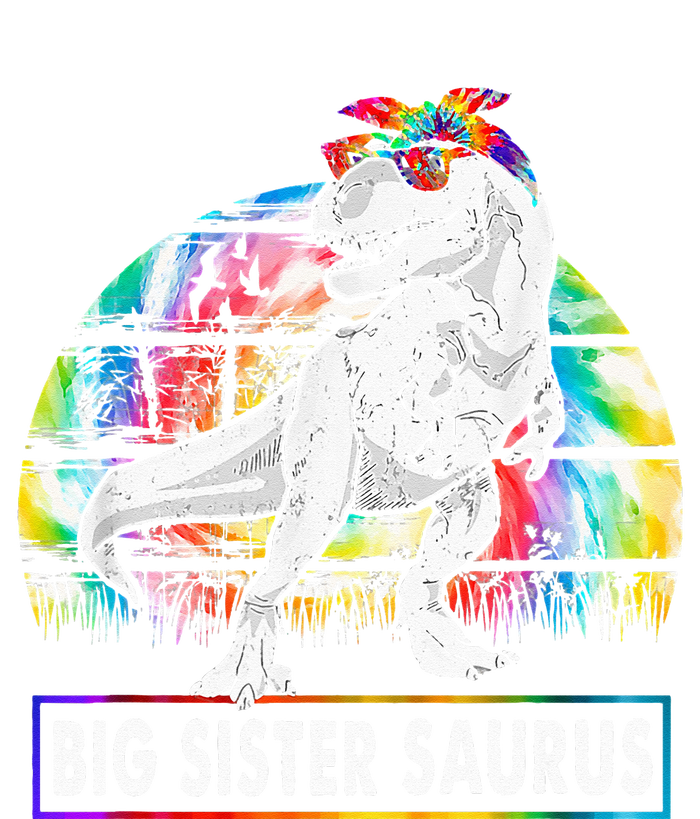 Big Sistersaurus Dinosaur Big Sister Saurus Family Matching Flexfit Unipanel Trucker Cap