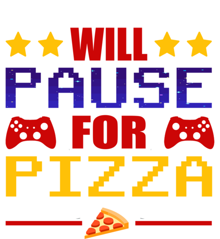 Will Pause My Game For Pizza Funny Gaming Gift Cool Gift Sustainable Beanie