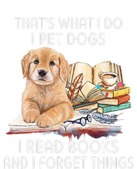 That's What I Do I Pet Dogs I Read Books And I Forget Things Women's Flannel Pajama Set