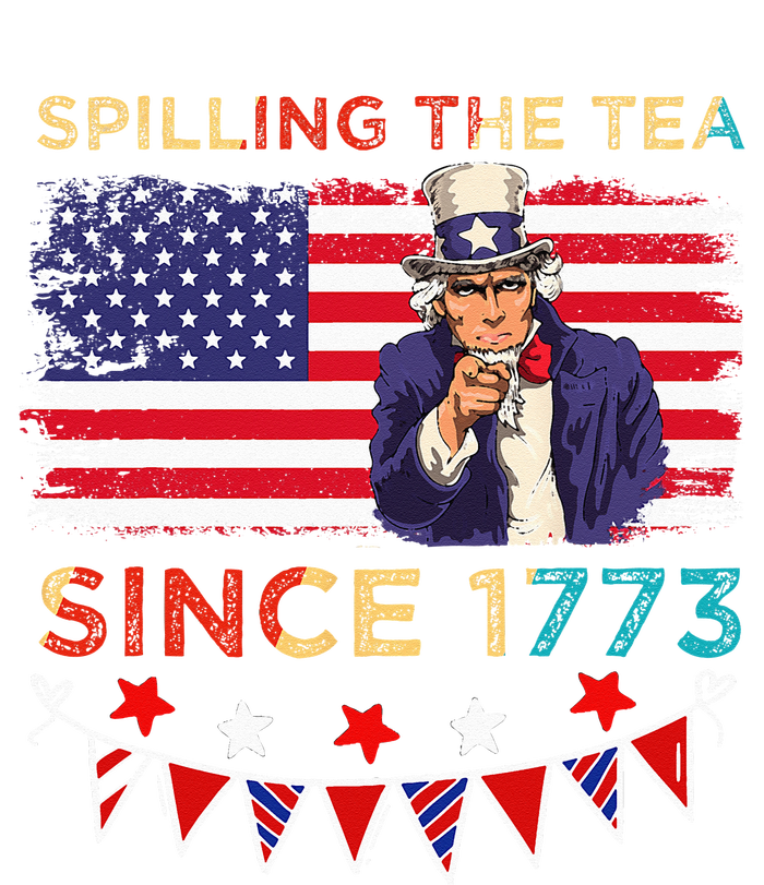 Spilling the Tea Since 1773 American Patriotic 4th of July T-Shirt