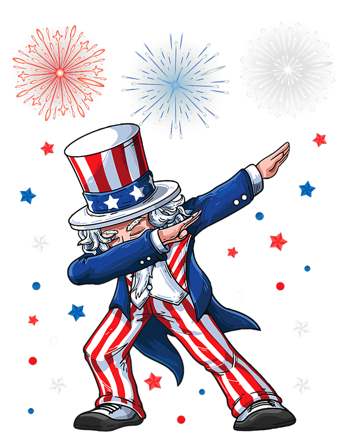 Dabbing Uncle Sam Fireworks 4th Of July Funny Dab Dance Performance Sprint T-Shirt