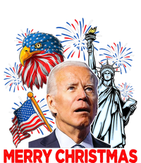 Funny Xmas Joe Biden Merry Christmas Funny 4th Of July T-Shirt