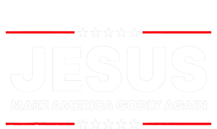 Jesus Make America Godly Again Patriotic Christian Faith USA Ceramic Star Ornament