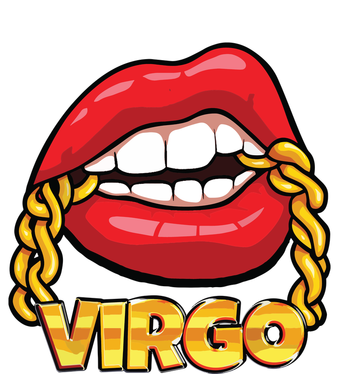 Juicy Lips Gold Chain Virgo Zodiac Sign Mesh Reversible Basketball Jersey Tank