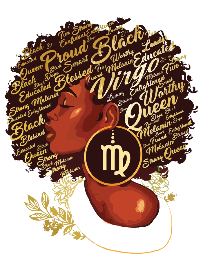 Virgo Queen Sweet As Candy Birthday Gift For Black Women T-Shirt