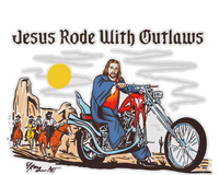 Jesus Rode With Outlaws Cowgirl Cowboy Jesus Christian Jesus Rode T-Shirt