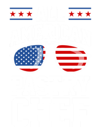 Allamerican Pastry Chef 4th Of July Patriotic American Flag Gift Ladies Long Sleeve Shirt