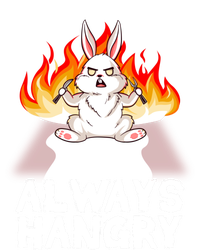 Always Hungry Knife Fire Bunny Rabbit Kawaii Anime Rodent Gift T-Shirt