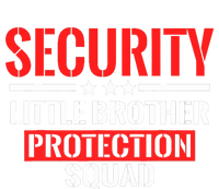 Security Little Brother Protection Squad Birthday Bro Party Women's Pullover Hoodie