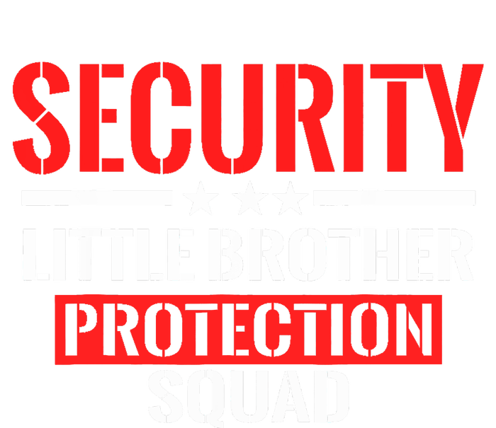 Security Little Brother Protection Squad Birthday Bro Party Women's Pullover Hoodie