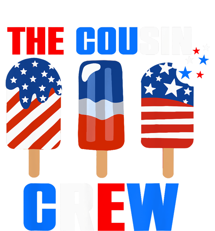 The Cousin Crew 4th Of July Us Flag Popsicle Striped Beanie with Solid Band