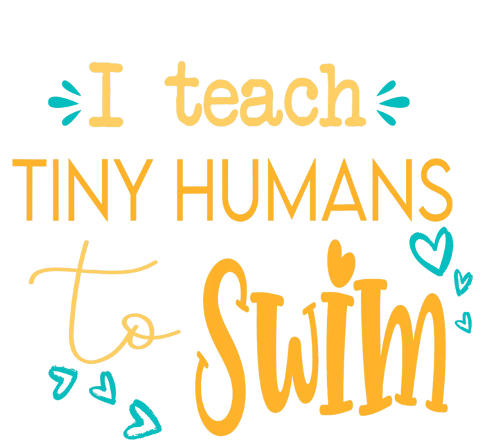 cool swim coach I teach tiny humans to swim swimming teacher Valucap Bio-Washed Visor