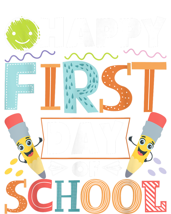 Happy First Day Of School Teacher Student Kindergarten Poster