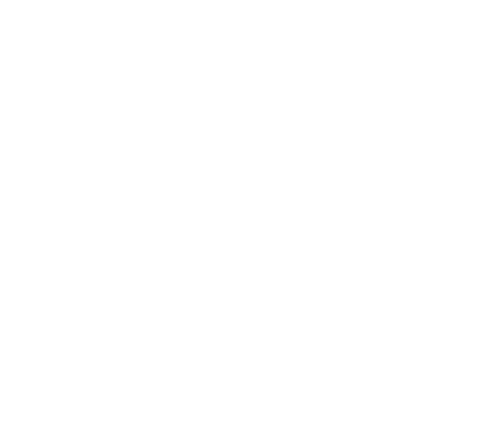 Bagel Lovers Zero Days Without Bagels Funny Baking Gift Valucap Bio-Washed Visor