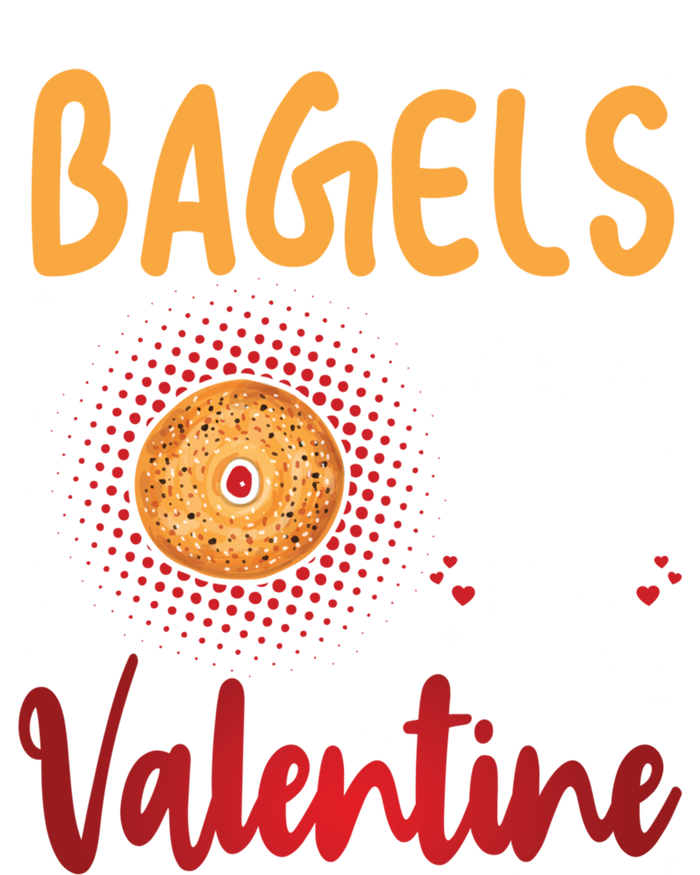 Bagels Are My Valentine Bagel Bread Lover Valentines Days Funny Gift Tie-Dye T-Shirt