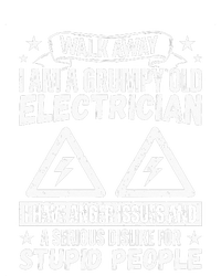 Walk Away I Am A Grumpy Old Electrician I Have Anger Issues 16 in Basic Backpack