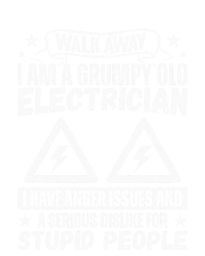 Walk Away I Am A Grumpy Old Electrician I Have Anger Issues 16 in Basic Backpack