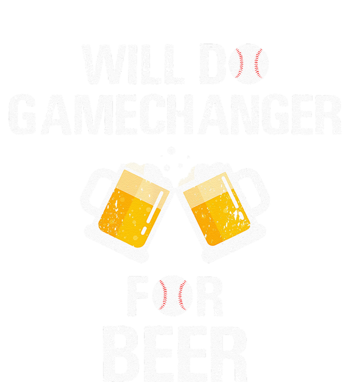 Will Do Gamechanger For Beer Funny Baseball Ladies Essential Tank