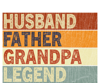 Husband Father Grandpa Legend Retro Vintage Fathers Day Great Gift Tie-Dye T-Shirt