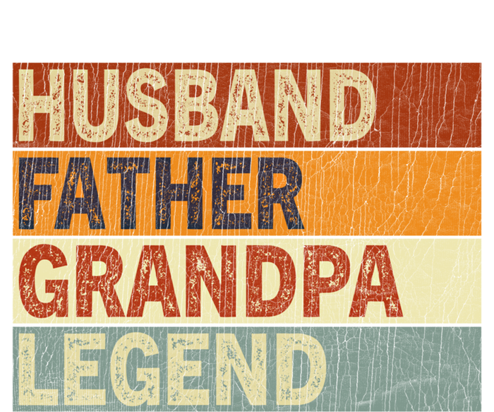 Husband Father Grandpa Legend Retro Vintage Fathers Day Great Gift Tie-Dye T-Shirt