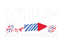 Milf Man I Love Freedom Funny 4th Of July Valucap Bio-Washed Visor