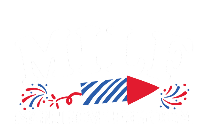 Milf Man I Love Freedom Funny 4th Of July Valucap Bio-Washed Visor