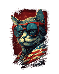 Cat 4th of July Meowica Patriotic T-Shirt